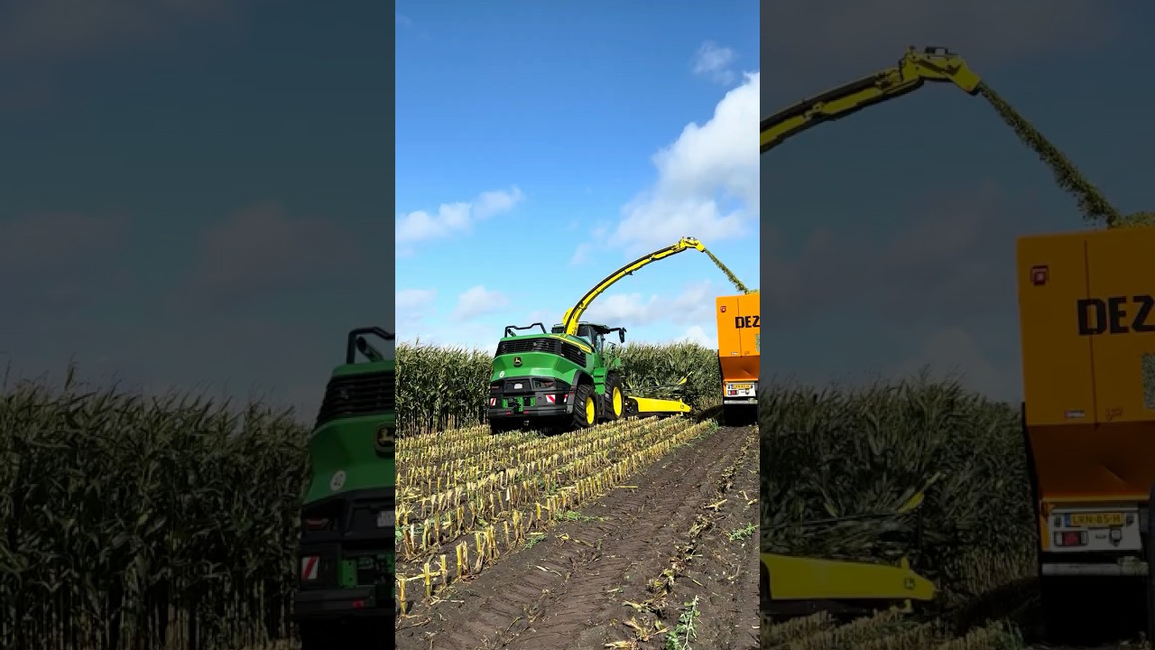 Nouvelles ensileuses John Deere F8 et F9 🦌#johndeere #agriculture #ensilage