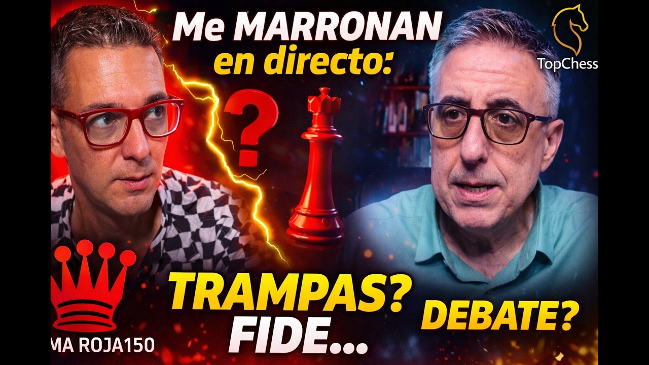 Me MARRONAN en directo: trampas, FIDE y el debate que el ajedrez evita