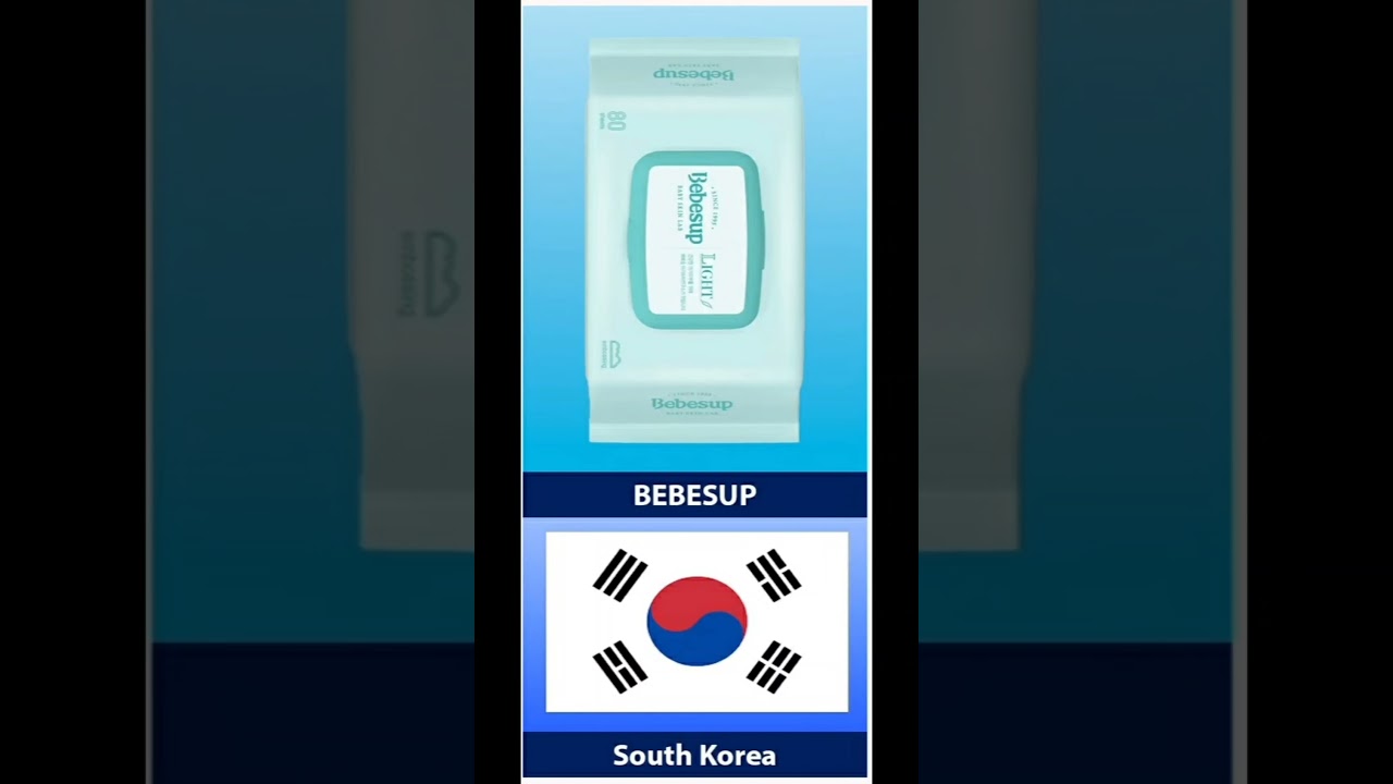 baby wipes in south Korea 