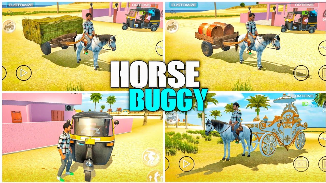 Horse+Buggy,Loding+Unloading Add न्यू गेम Update कब आएगा? indian vehicle sumillator 3D Game ll 