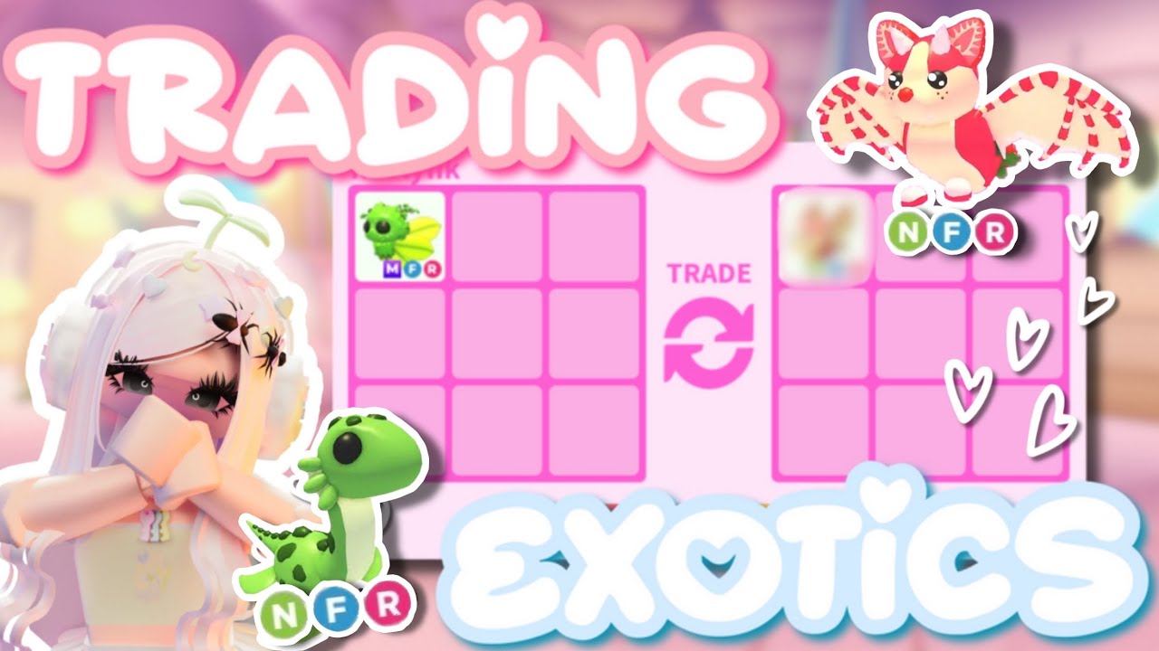 ˚୨୧⋆｡˚ Торговля экзотикой! | Видео о торговле - #adoptme #adoptmetrades ♡༊*·˚