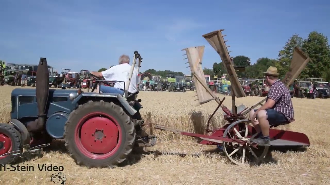 Oldtimerdreschen Historischer Feldtag bei der Dreschgemeinschaft Dühren 2022