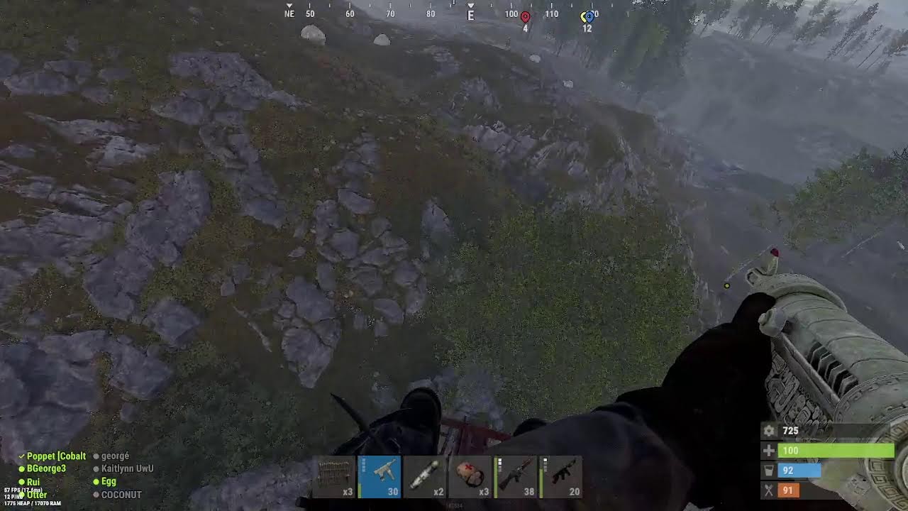 Vanilla RUST - Treetop village wipe, not raided yet!