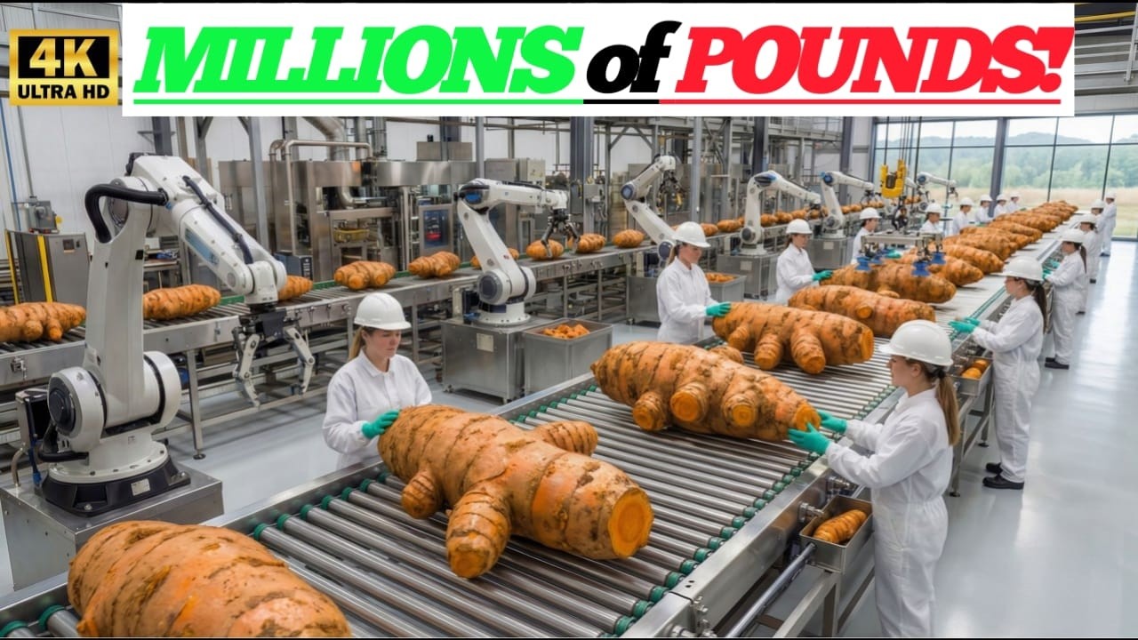 MASSIVE TURMERIC FACTORY – Millions of Pounds Processed Daily!