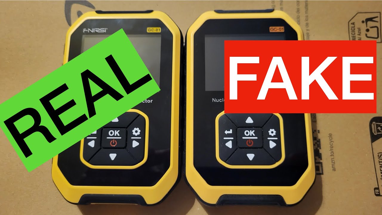 The FNIRSI Radiation Detector, and a Fake!
