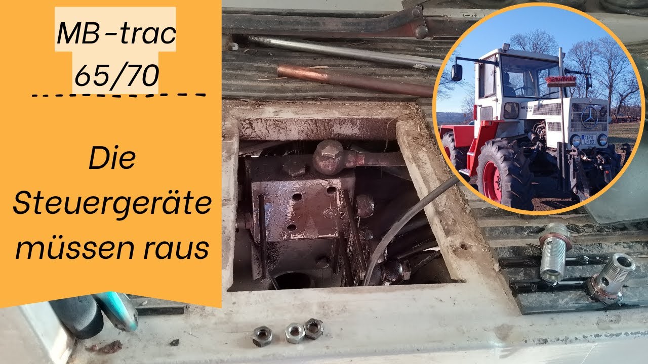 MB-trac 65/70 - Aufstieg abbauen und Steuergeräte ausbauen