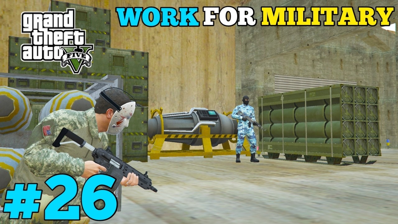 MILITARY GIVE ME CHALLENGE TO RESCUE BASE FOR TERRORIST | GTA V GAMEPLAY #26