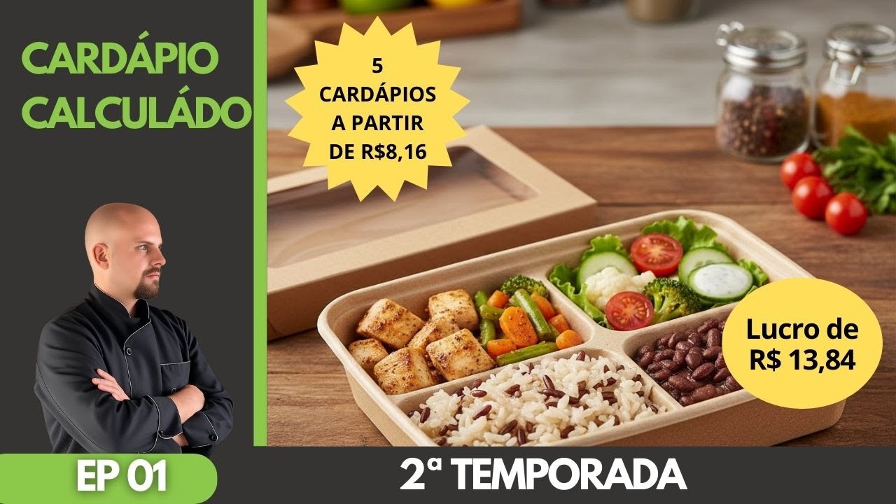 5 Marmitas para Vender por R$ 22,00: Cardápios, Custos e Lucro Real EP.01