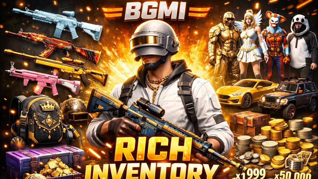 Bgmi rich inventory @Bxpscamyt01 💸 #viralvideo #pubgmobile #bgmi #pubg #trending #bgmilive #lobby 