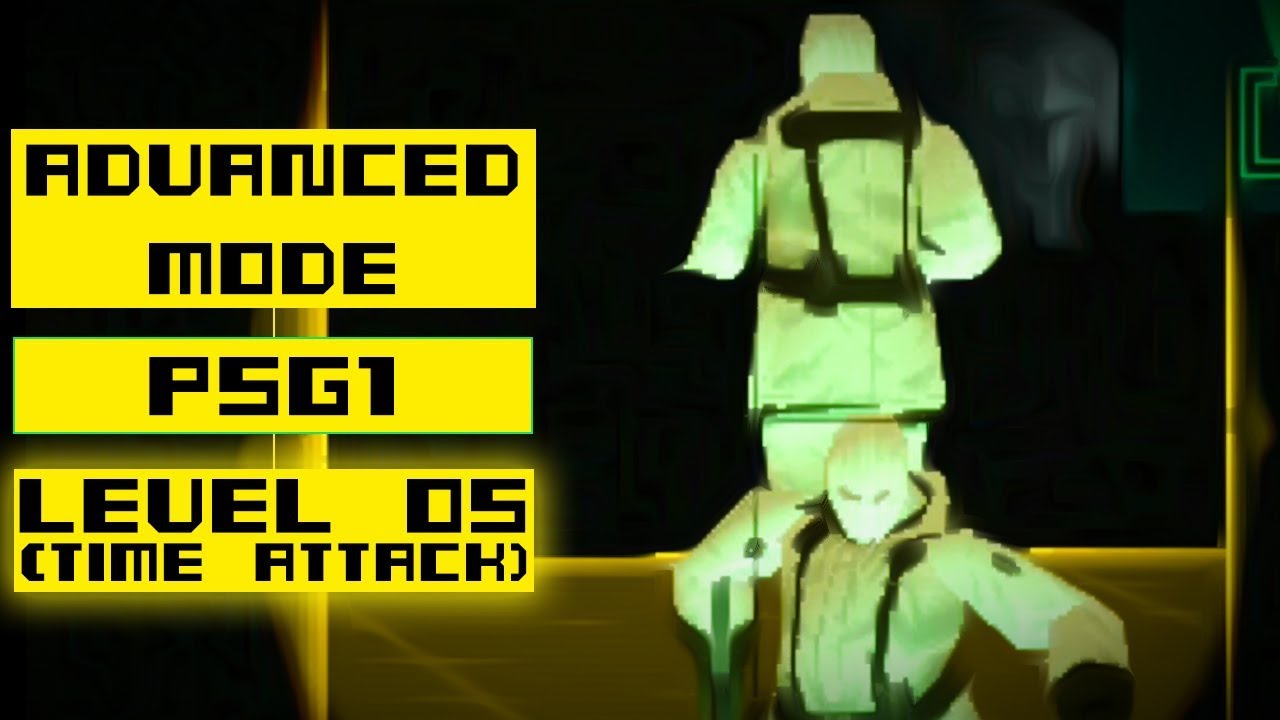 ADVANCED MODE: PSG1 LEVEL 05 (Time Attack) - Metal Gear Solid: VR Missions (PS3)