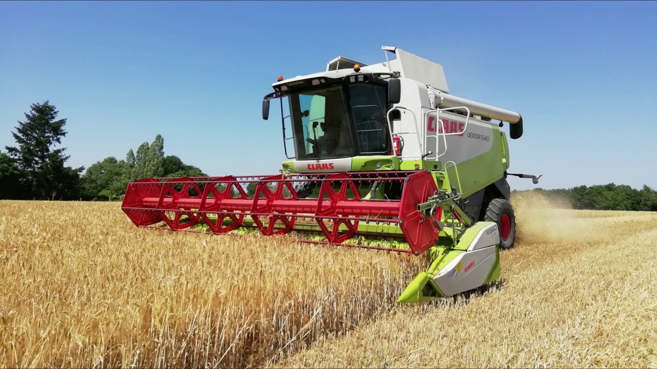 MOISSON D'ORGE 2019 AVEC UNE CLAAS LEXION 540