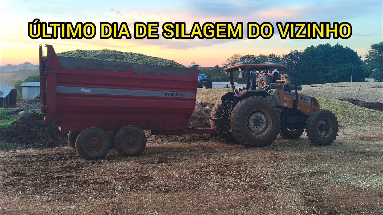 ÚLTIMO DIA DE SILAGEM DO VIZINHO COM AUTOMOTRIZ
