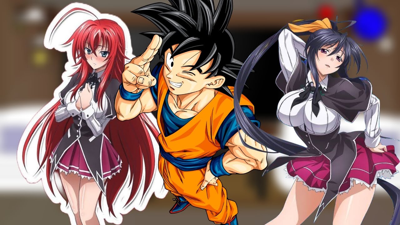 Rías y akeno reaccionan a Goku ( sigo vivo xd)