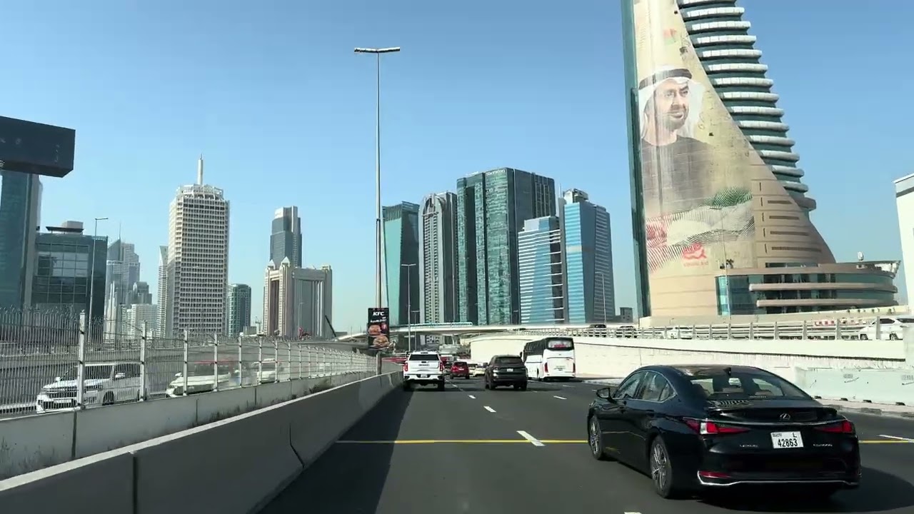 Garhoud to Marina Plaza Smooth Drive 🇦🇪 | Dubai Marina City Drive | 4K 60FPS 20 January 2026
