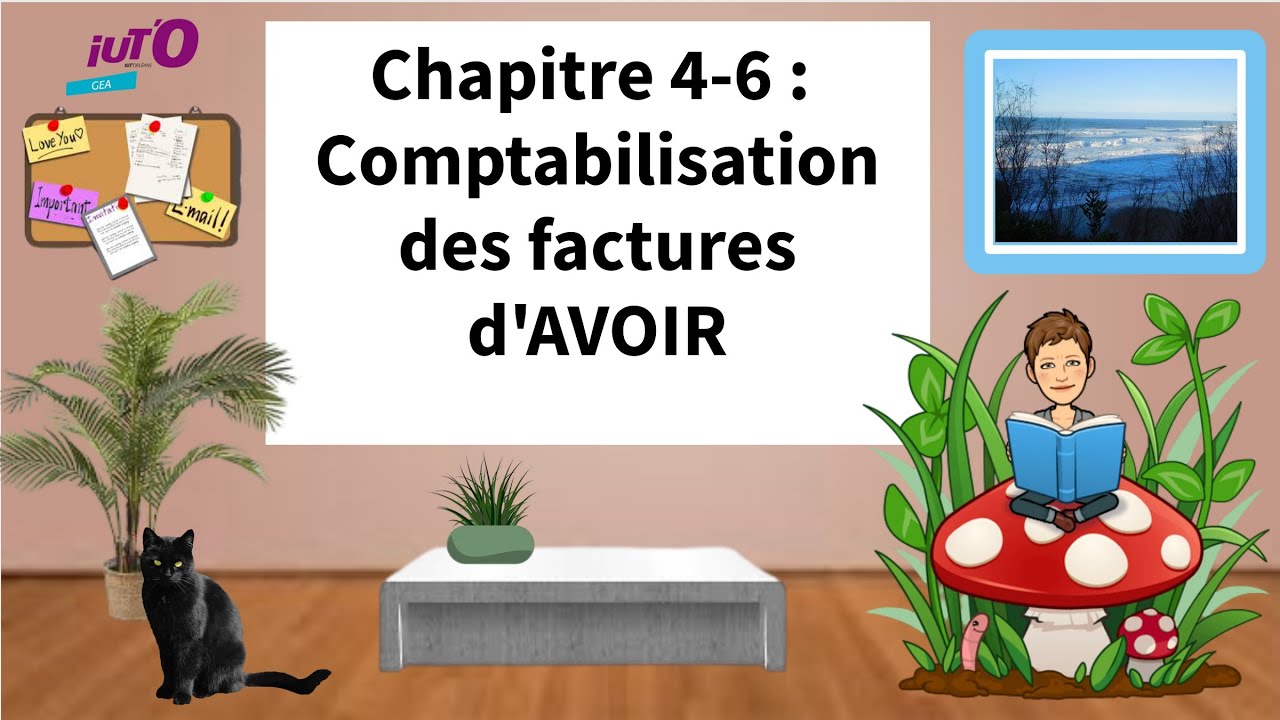 Cours de comptabilité financière : la comptabilisation des factures d'AVOIR