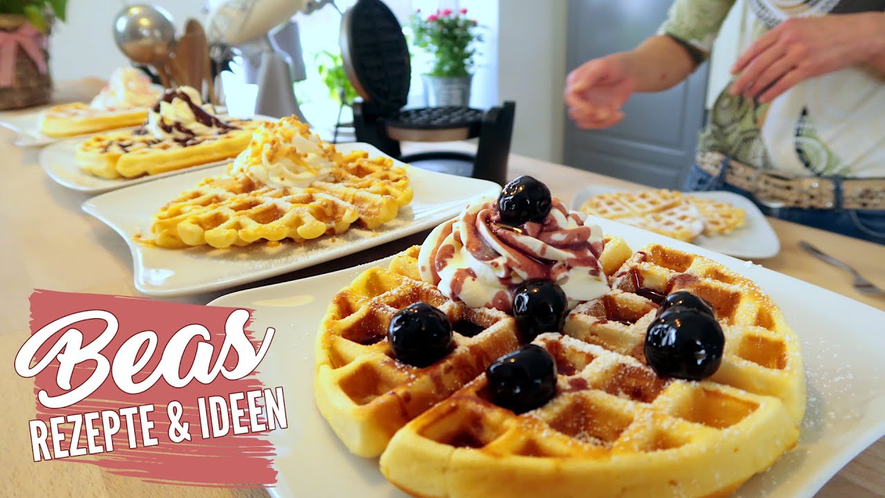 Perfekte Belgische Waffeln selber machen – Grundrezept ohne Hefe | Brüsseler Waffeln
