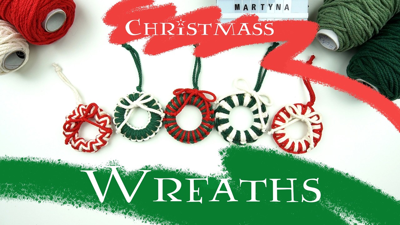 Quick & Easy | 5 Mini Christmas Wreaths DIY