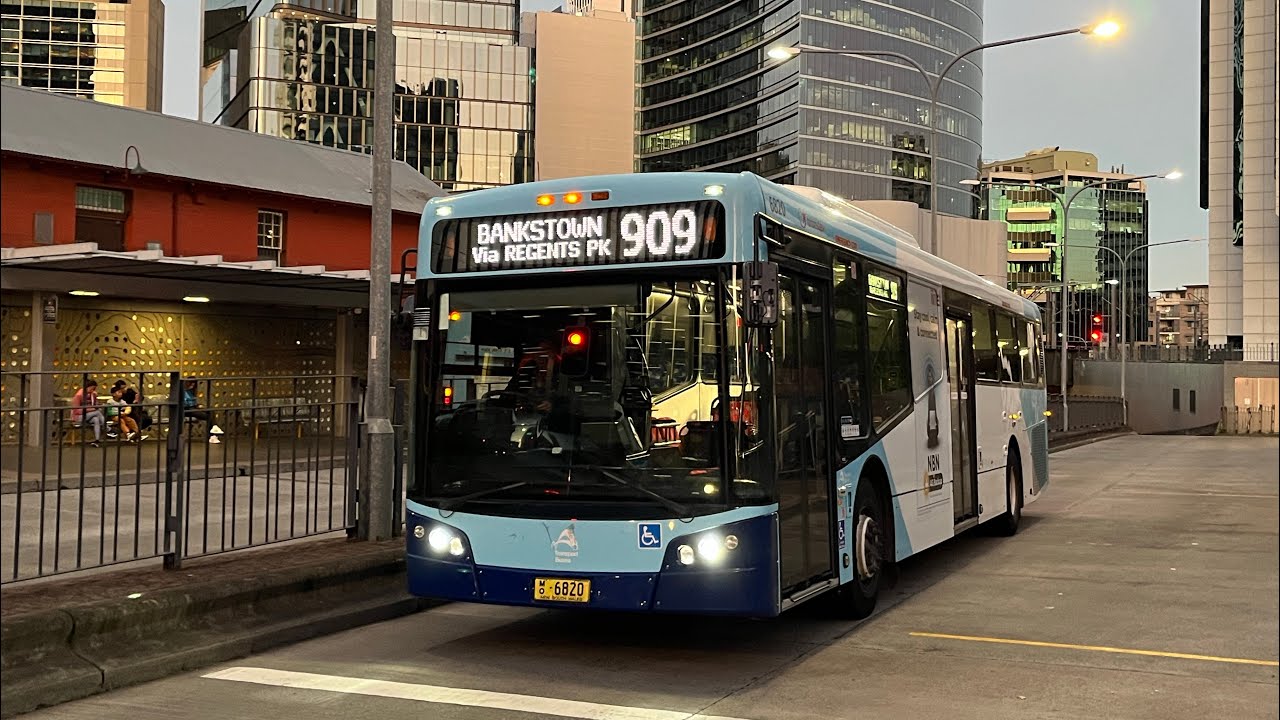 Transit Systems Volvo B8RLE Bustech VST m/o9101 (6824) [Route M91]