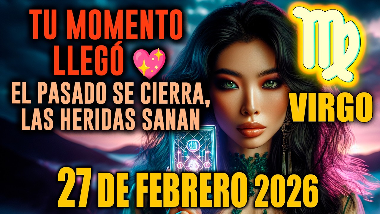 Virgo ♍ TU MOMENTO LLEGÓ💖EL PASADO SE CIERRA, LAS HERIDAS SANAN Y EL AMOR FLORECE DE NUEVO horóscopo