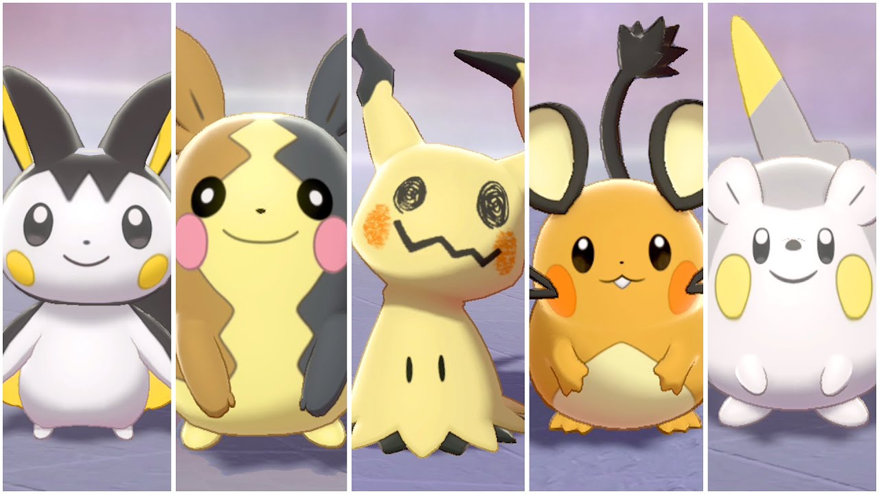 FULL PIKACHU CLONES TEAM! Mimikyu, Emolga, Morpeko, Dedenne, Togedemaru