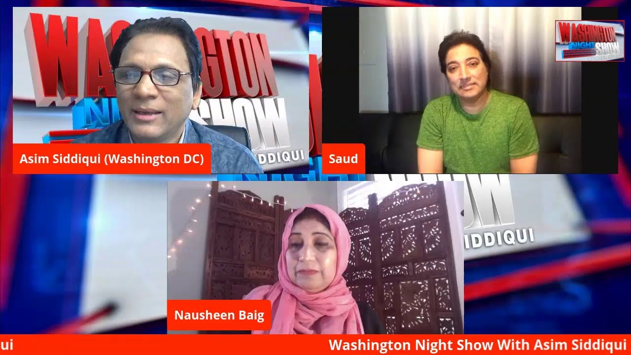 Washington Night Show with Asim Siddiqui Guest: Saud Qasmi (Famous Actor)