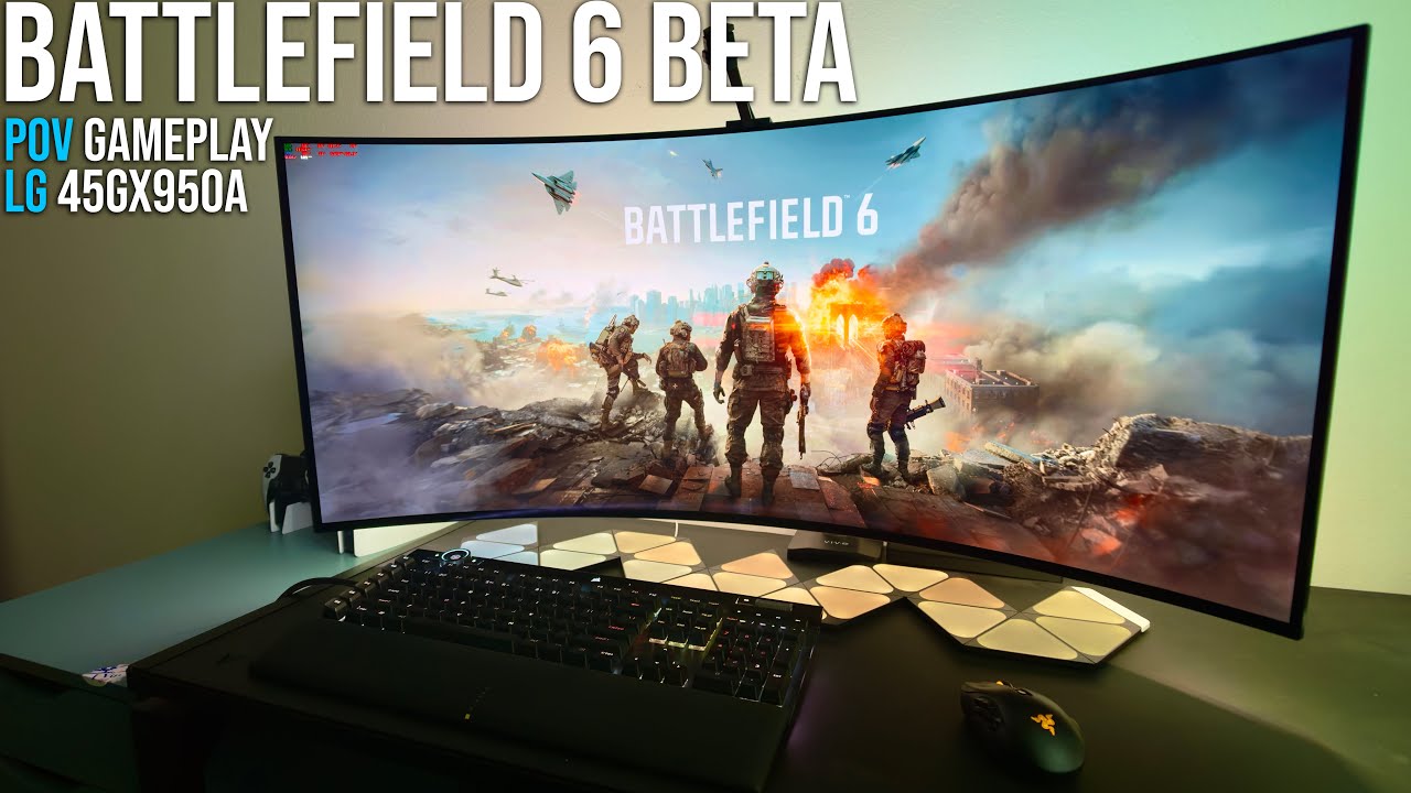 Battlefield 6 Beta Feels CRAZY on a LG 45