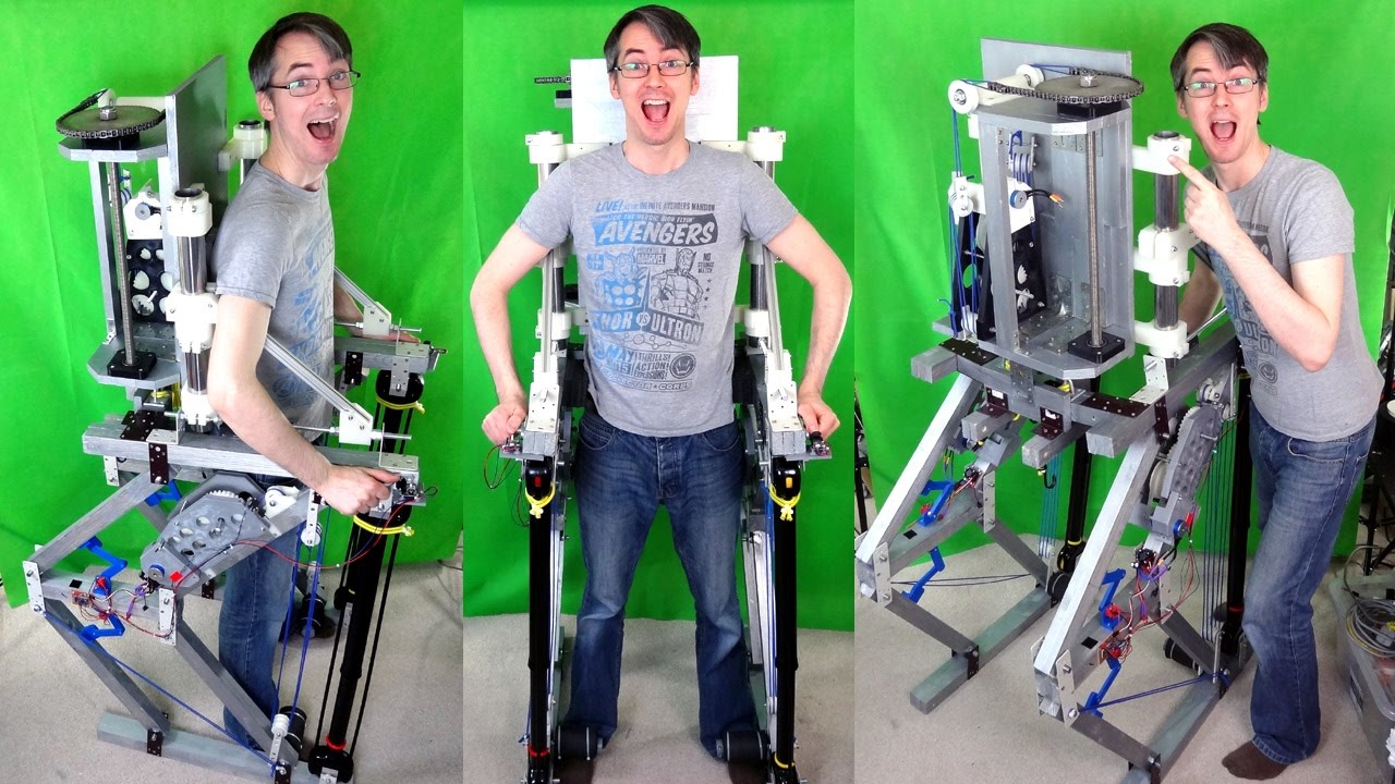 Iron Man Exosuit #9 | Working Power Legs! | James Bruton