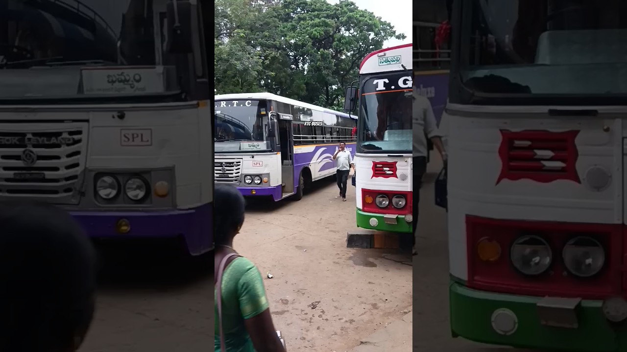 Sathupally bus station | Sathupally To Khammam Deluxe & Sathupally To Kalakodimi Ordinary #tsrtcbus