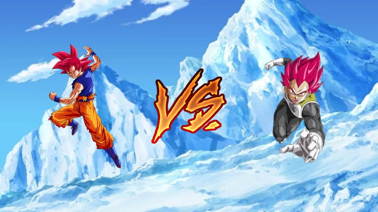 BT4 God Goku Vs. God Vegeta