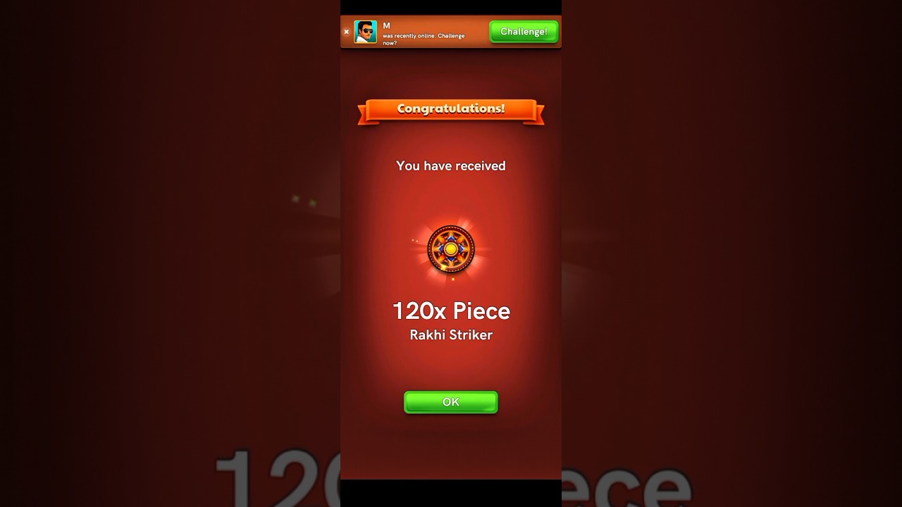 New EVENT✅FREE STRIKER COMMENT IF YOU GOT✓CARROM POOL #shorts #carrom #carrompool #carromboardgame