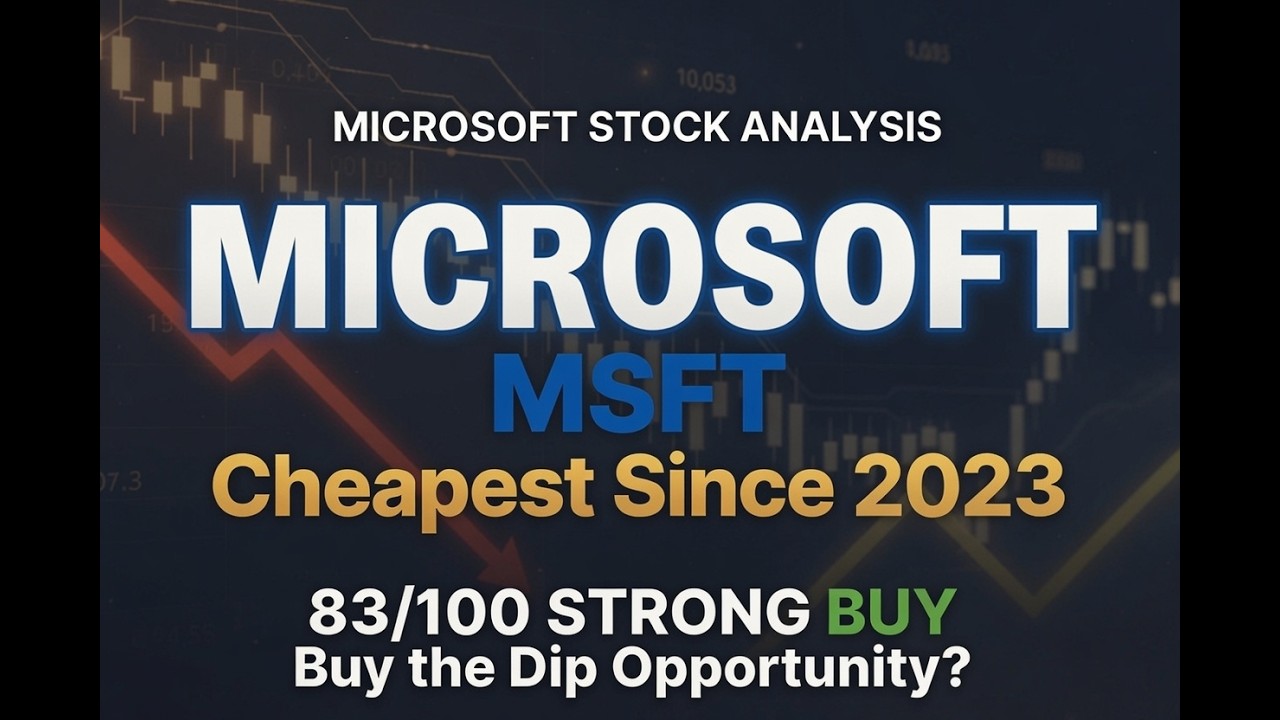 MSFT Stock: The Cheapest Microsoft Has Been Since 2023 &mdash; Trap or Once-in-a-Decade Opportunity?