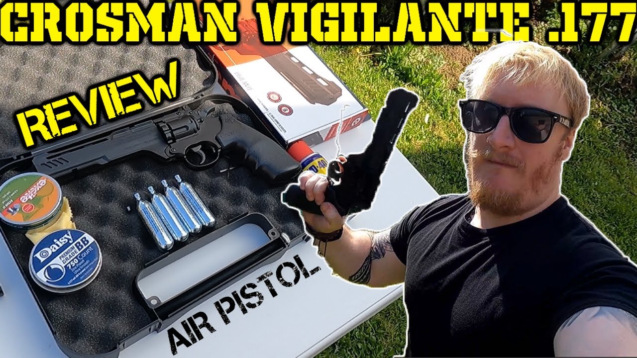 CROSMAN VIGILANTE REVOLVER REVIEW (Co2 Air Pistol)