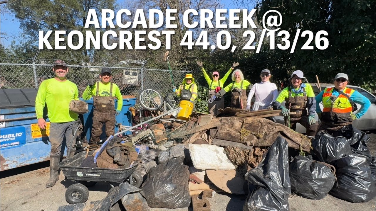 Arcade Creek Cleanup @ Keoncrest 44.0, 2/13/26