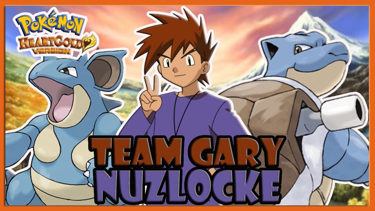 ¿Puedo pasar POKÉMON HEART GOLD  en modo NUZLOCKE con el equipo de GARY?