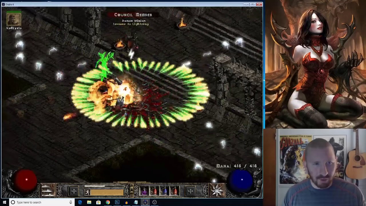 Slaughtering The Council with GG Breath of the Dying Spear - Diablo 2