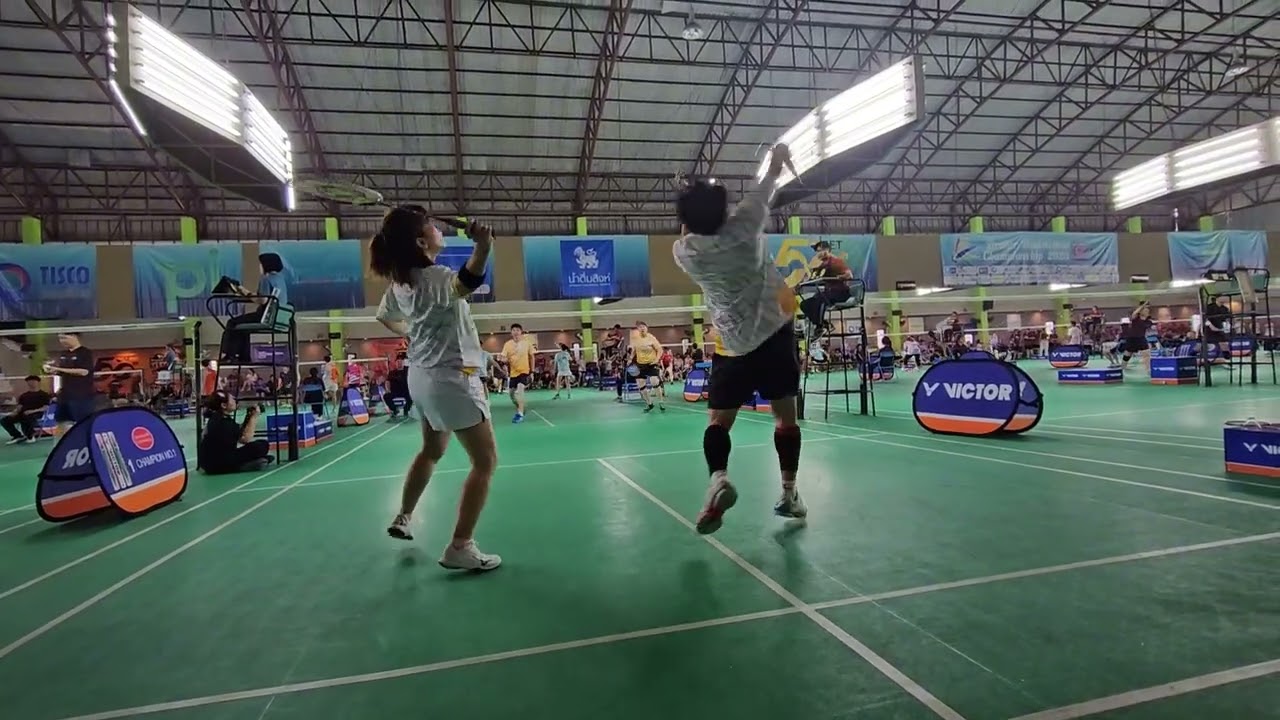 คู่ผสม 50+ (div 1) พี่โก้ พี่น้ำริน vs MBKET