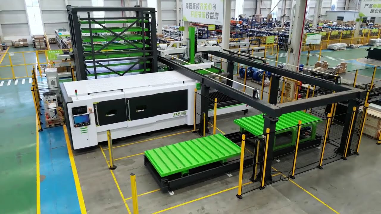 Bescutter Fiber Laser Cutting Machine with Automation 8 Level Tower and Load Unload System
