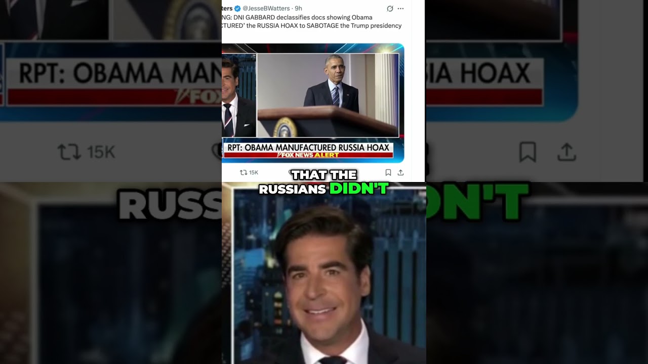 Tulsi Gabbard's Bombshell: Obama's Russia Hoax Exposed!