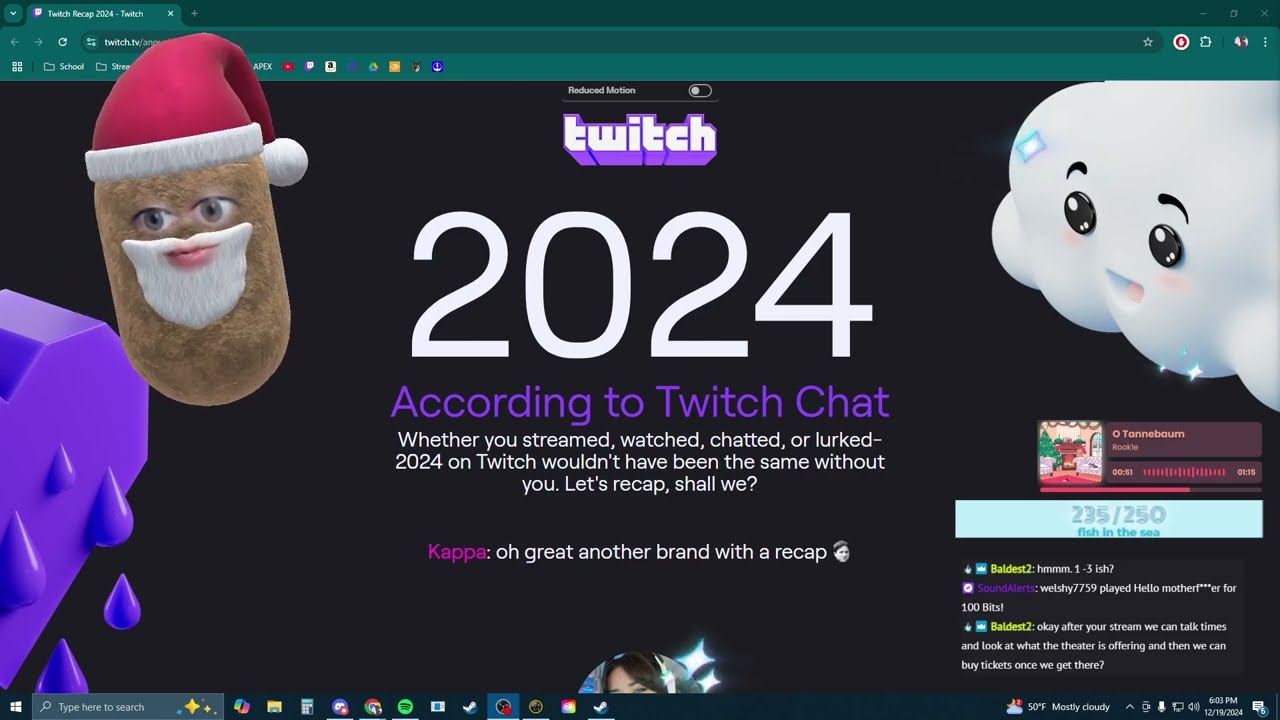 Twitch 2024 Recap! - VOD