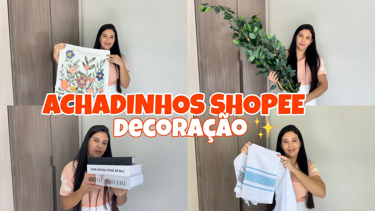 ACHADINHOS SHOPEE CASA E DECORAÇÃO 🛍️ VALEU CADA CENTAVO/ planta artificial, capa de almofada e +