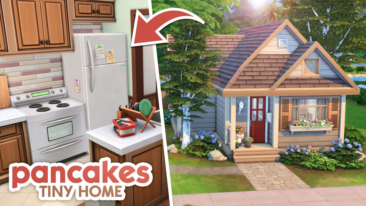 Миниатюрный домик для блинчиков 🥞 // The Sims 4 Быстрая сборка