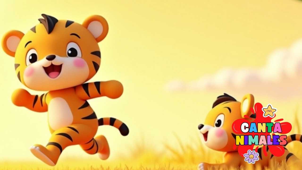 Tigre Rayitas 🐯 | Canciones Infantiles para Explorar y Divertirse 🧭🎶