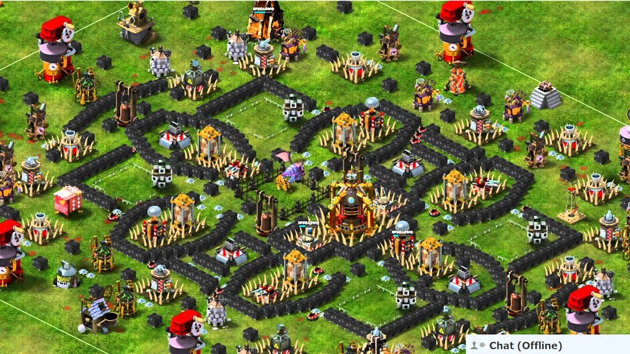 Backyard Monsters - Death Blossom R5 - Town Hall Level 10