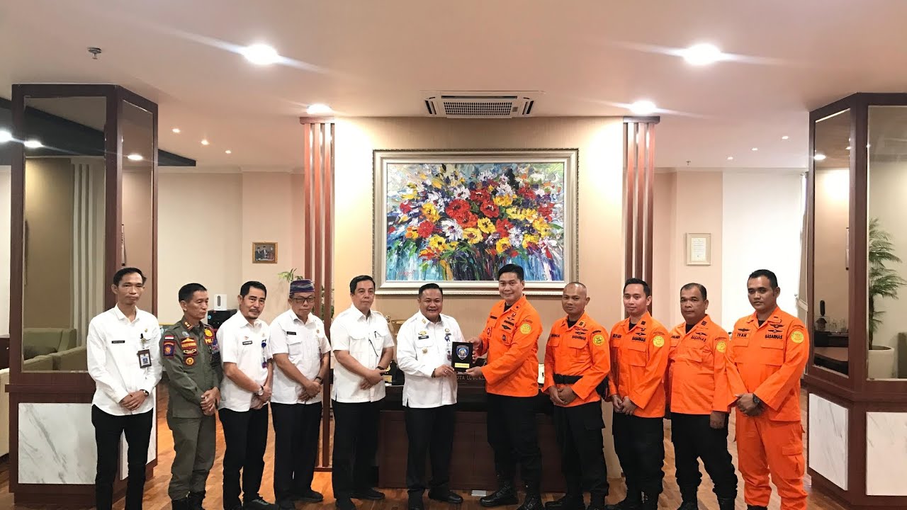 PERKUAT SINERGITAS, KEPALA KANTOR BASARNAS PALEMBANG AUDIENSI KE PEMKOT LUBUK LINGGAU