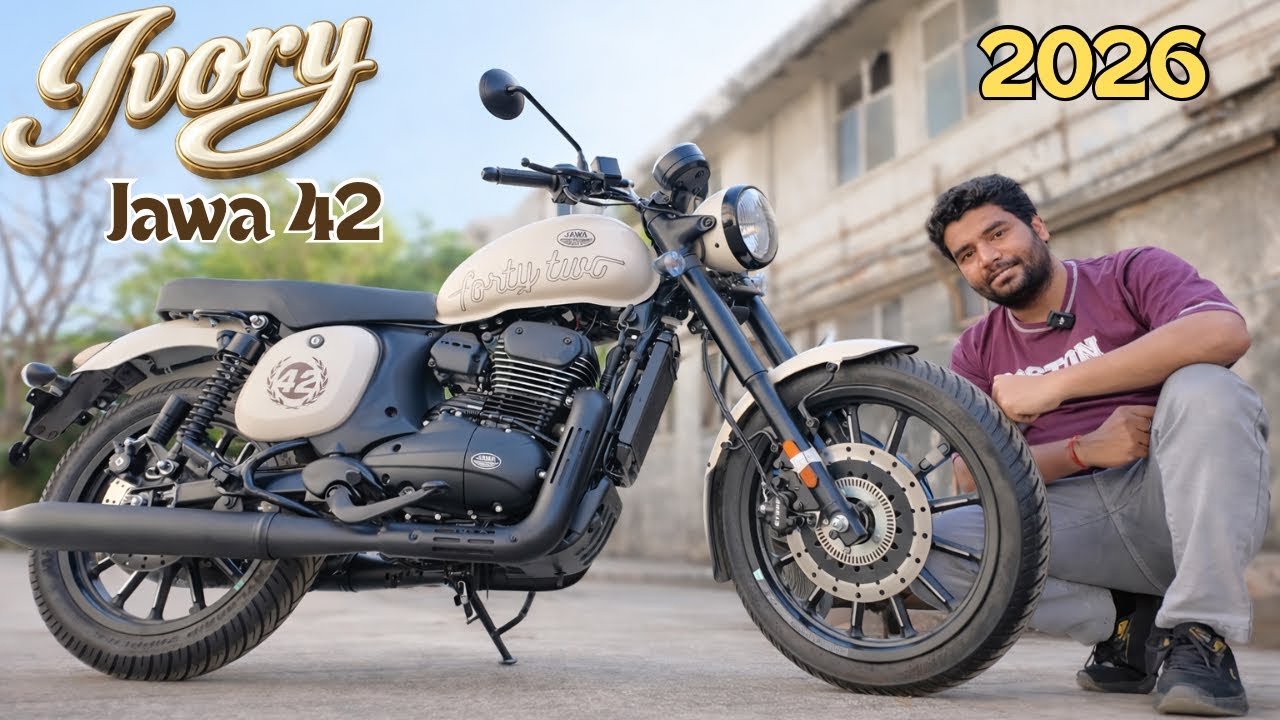 Jawa 42 Ivory Updated Model 2026 Launch Killer Classic Retro Legend Bike Detailed Review With Price 