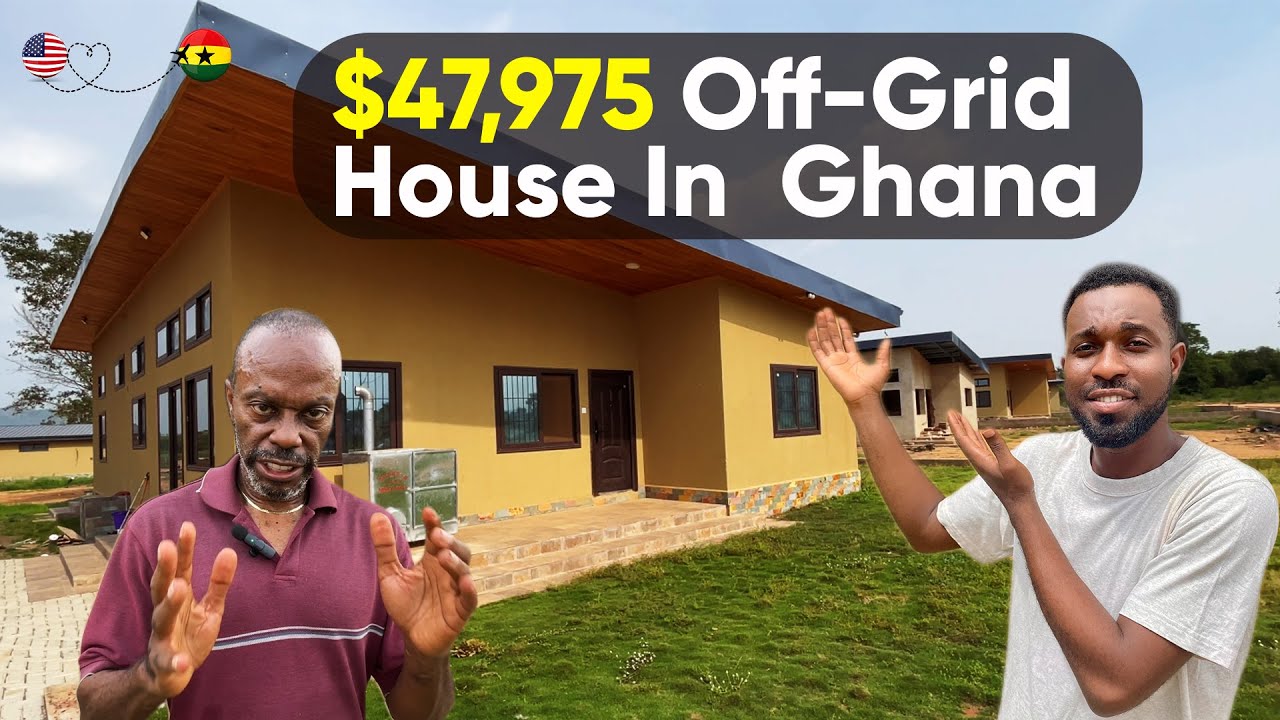 African American builds an Off-Grid Community on 200 Acres of land in Ghana.