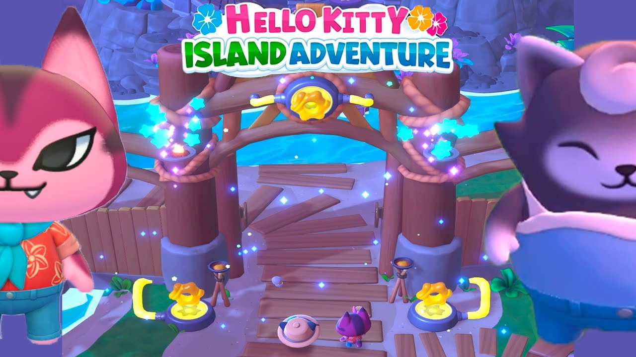 HELLO KITTY em busca dos Cristais de Energia Amarelos !!! - HELLO KITTY ISLAND ADVENTURE