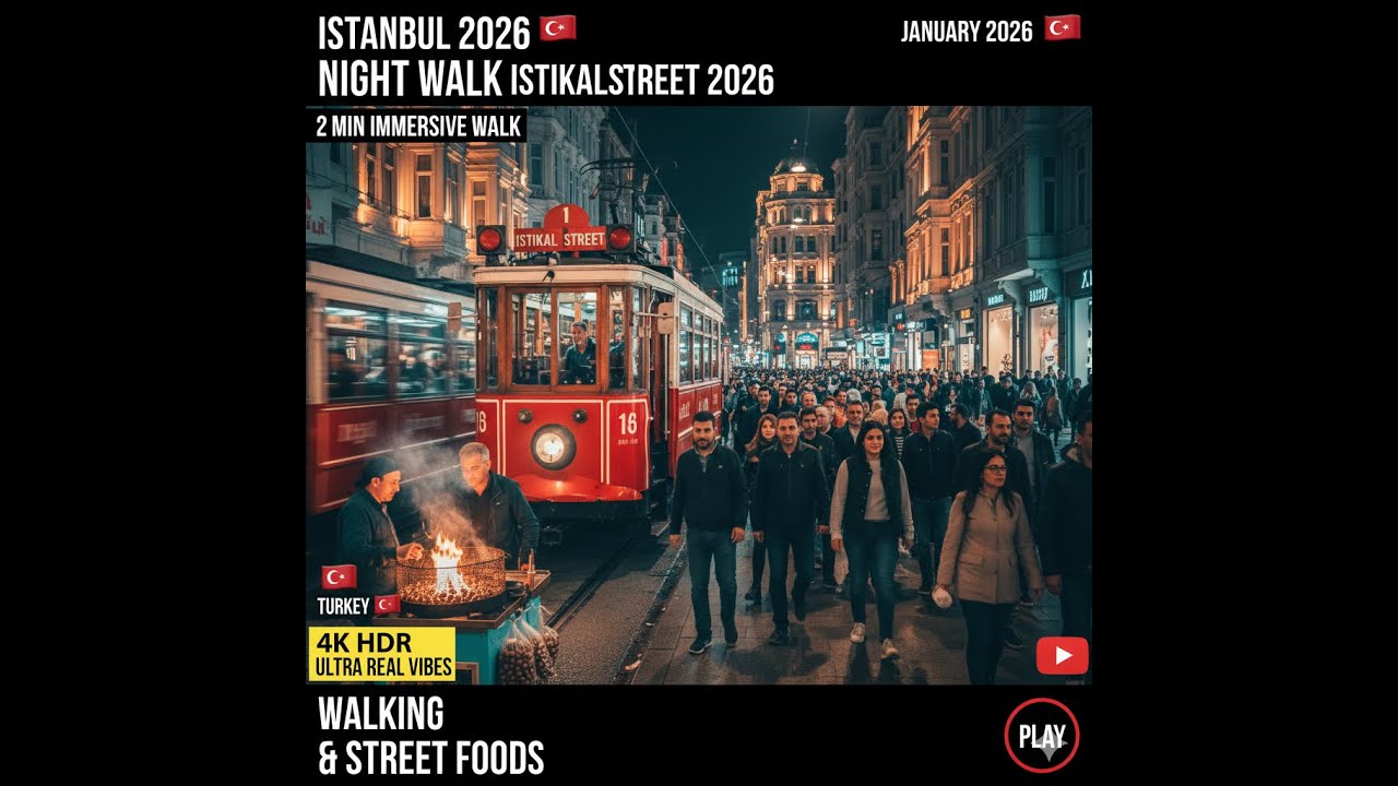 This is why Istiklal Street NEVER sleeps! 🇹🇷 #Istanbul2026