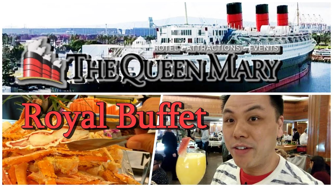 Королевский шведский стол с шампанским в отеле Queen Mary — лучший шведский стол в Лонг-Бич