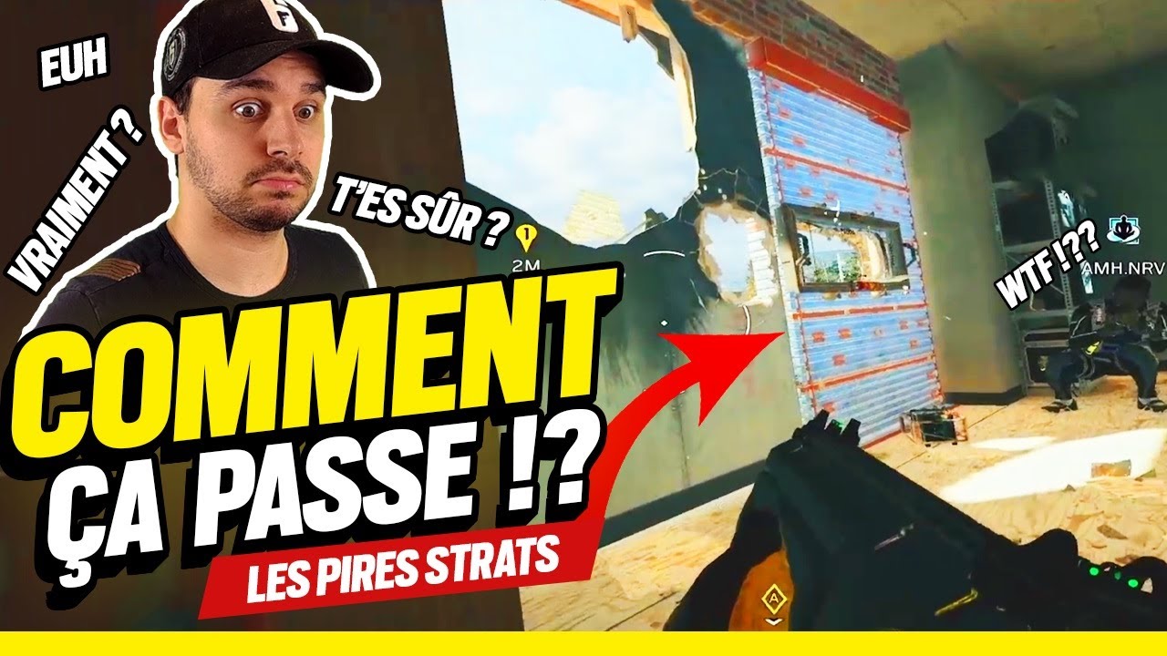 LES PIRES STRATS (d'un joueur pro) 😂 Rainbow Six Siege